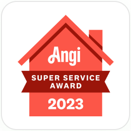 Angi Super Service Award 2023 badge